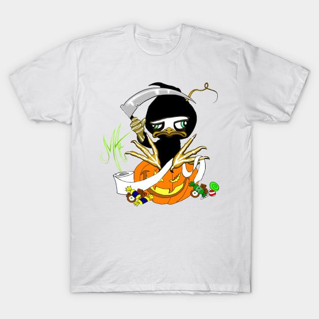 Grumpy Chicken Halloween T-Shirt by Grumpy Chicken